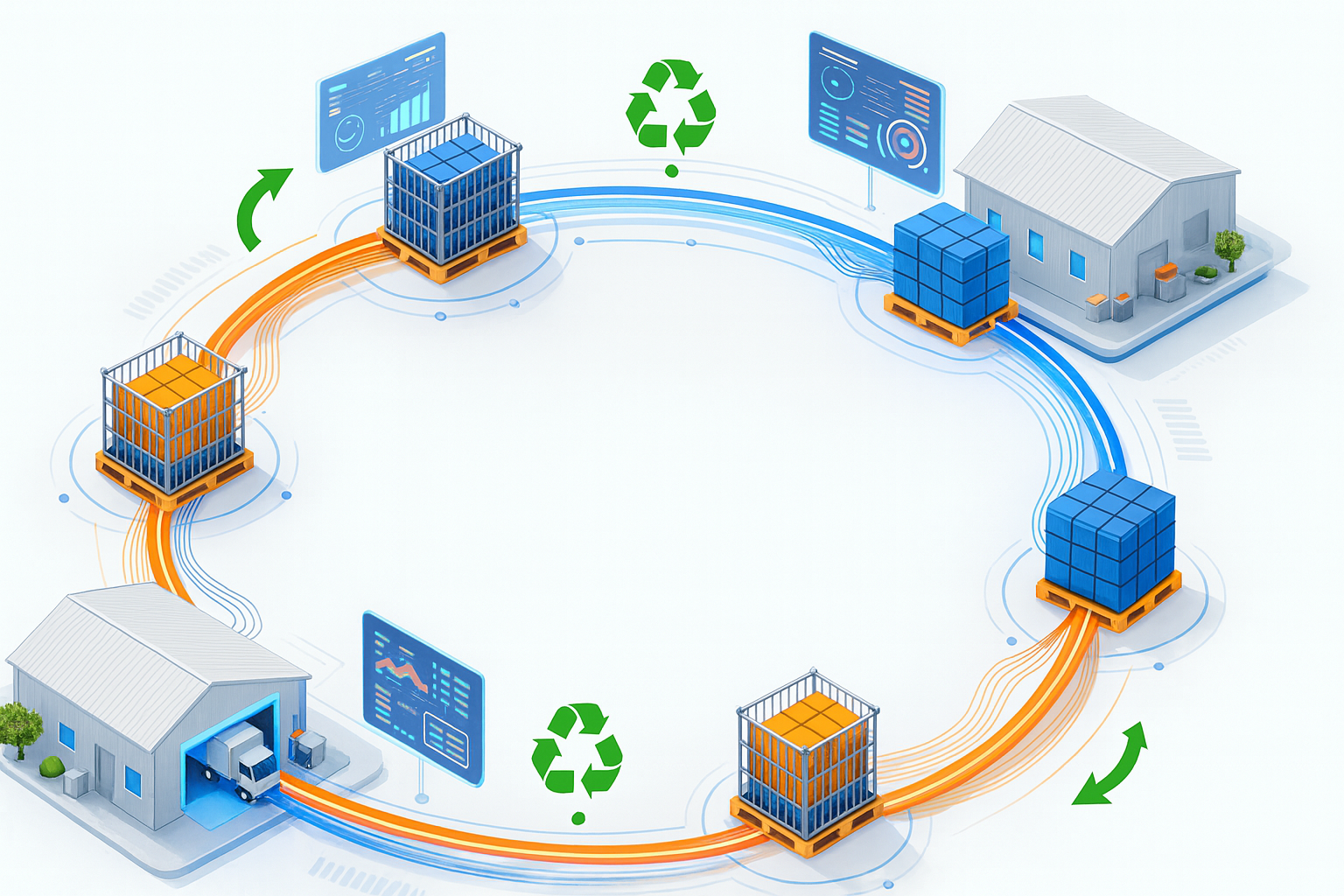 Asset pooling is an efficient way to optimize returnable asset use, and with the right kind of asset tracking technology, this becomes an effective asset management solutions for logistics.