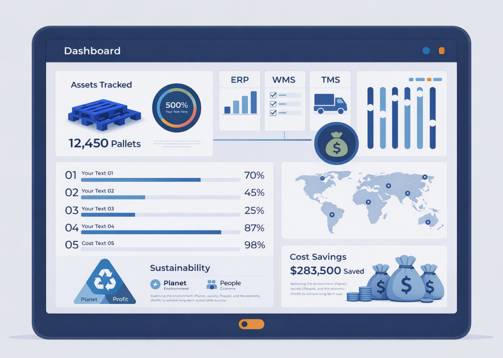 Maximize returnable assets tracking ROI with structured ERP and WMS integration. See how asset flow tracking platforms like SensaTrak connect IoT insights to real business decisions. 