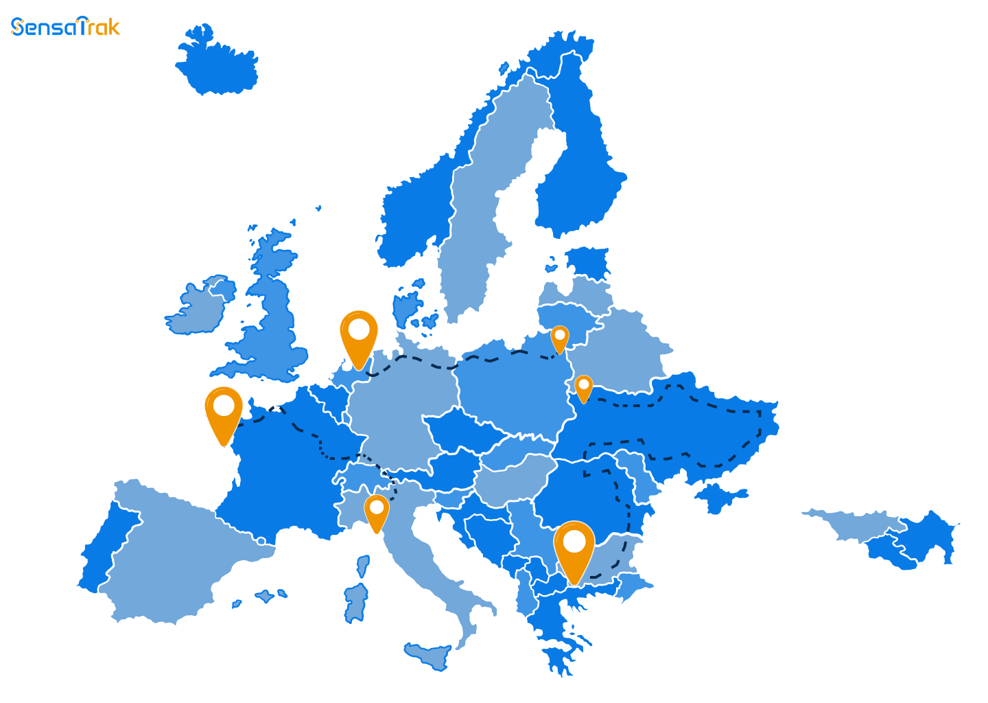 Cross-border tracking for returnable assets fails at European borders due to roaming restrictions and network gaps. Learn why asset tracking solutions break down and how to fix it.